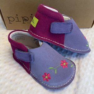 NEW! Pipit FLOWER Suede Leather Baby Toddler Shoes